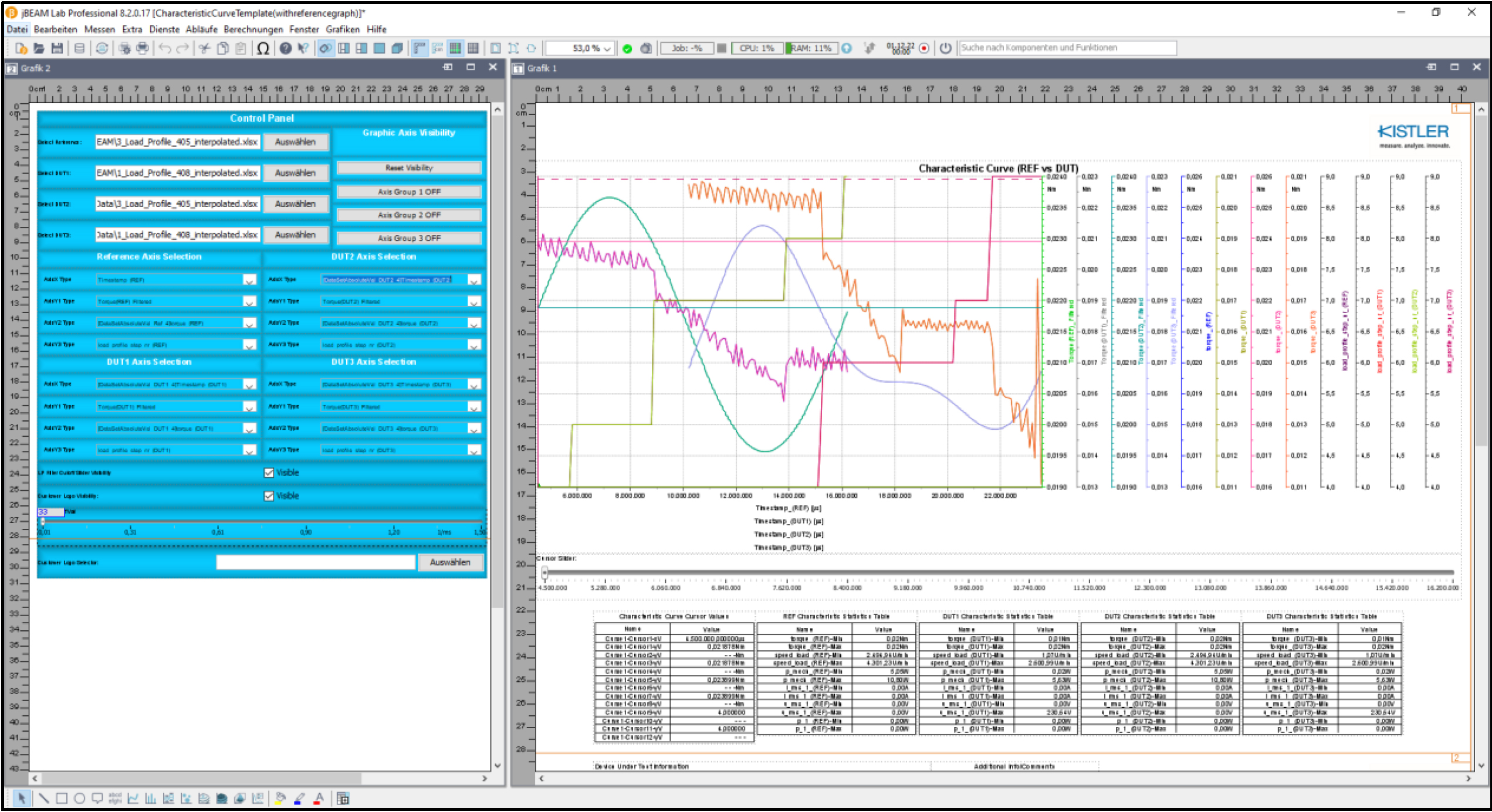 JBeam with 3 curves